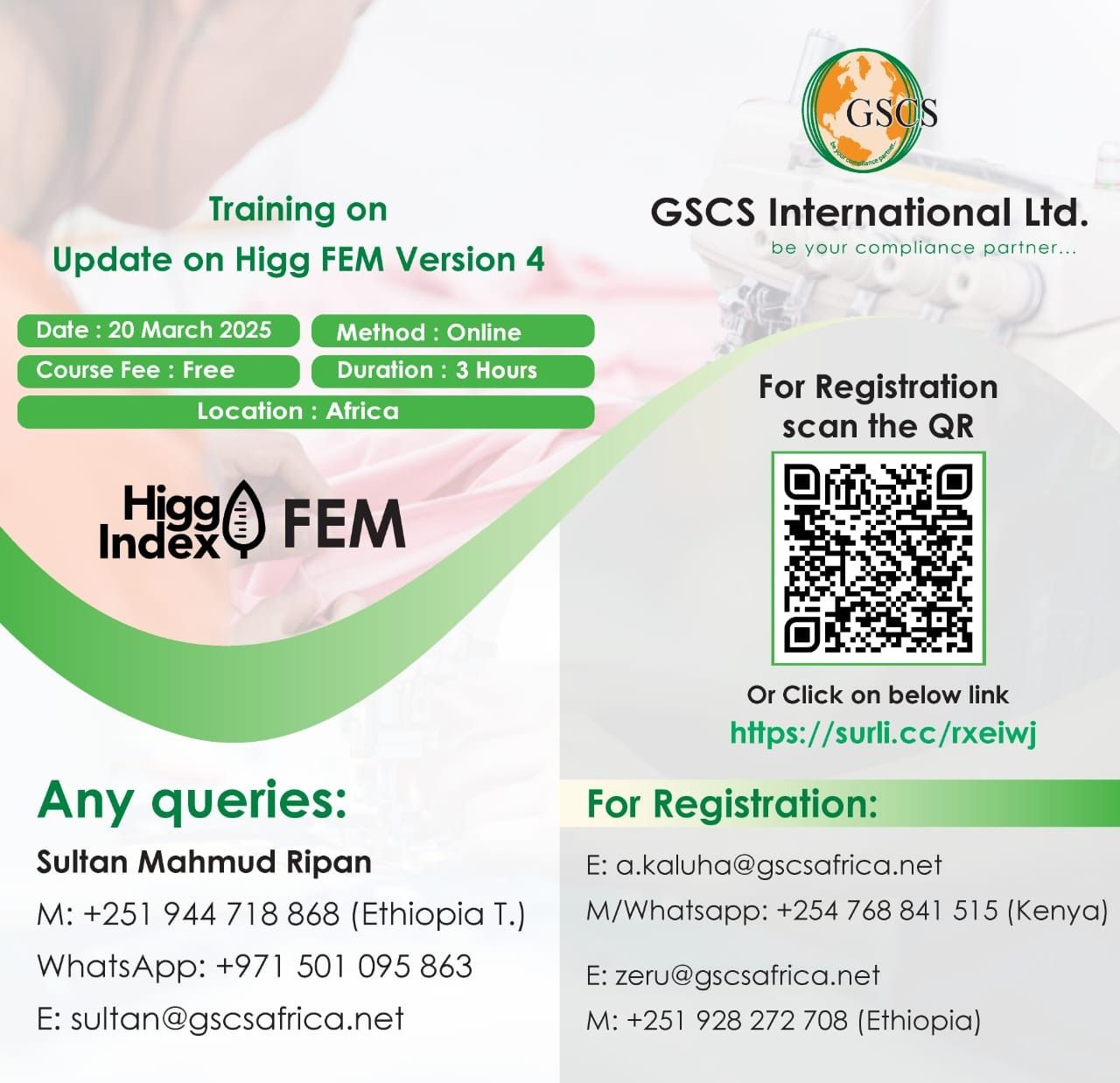 Training on Update on Higg FEM Version 4