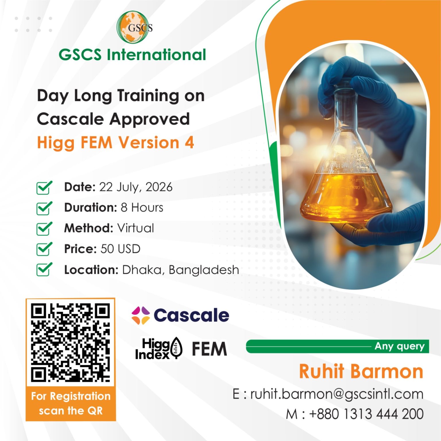 Day Long Training on Cascale Approved Higg FEM Version 4